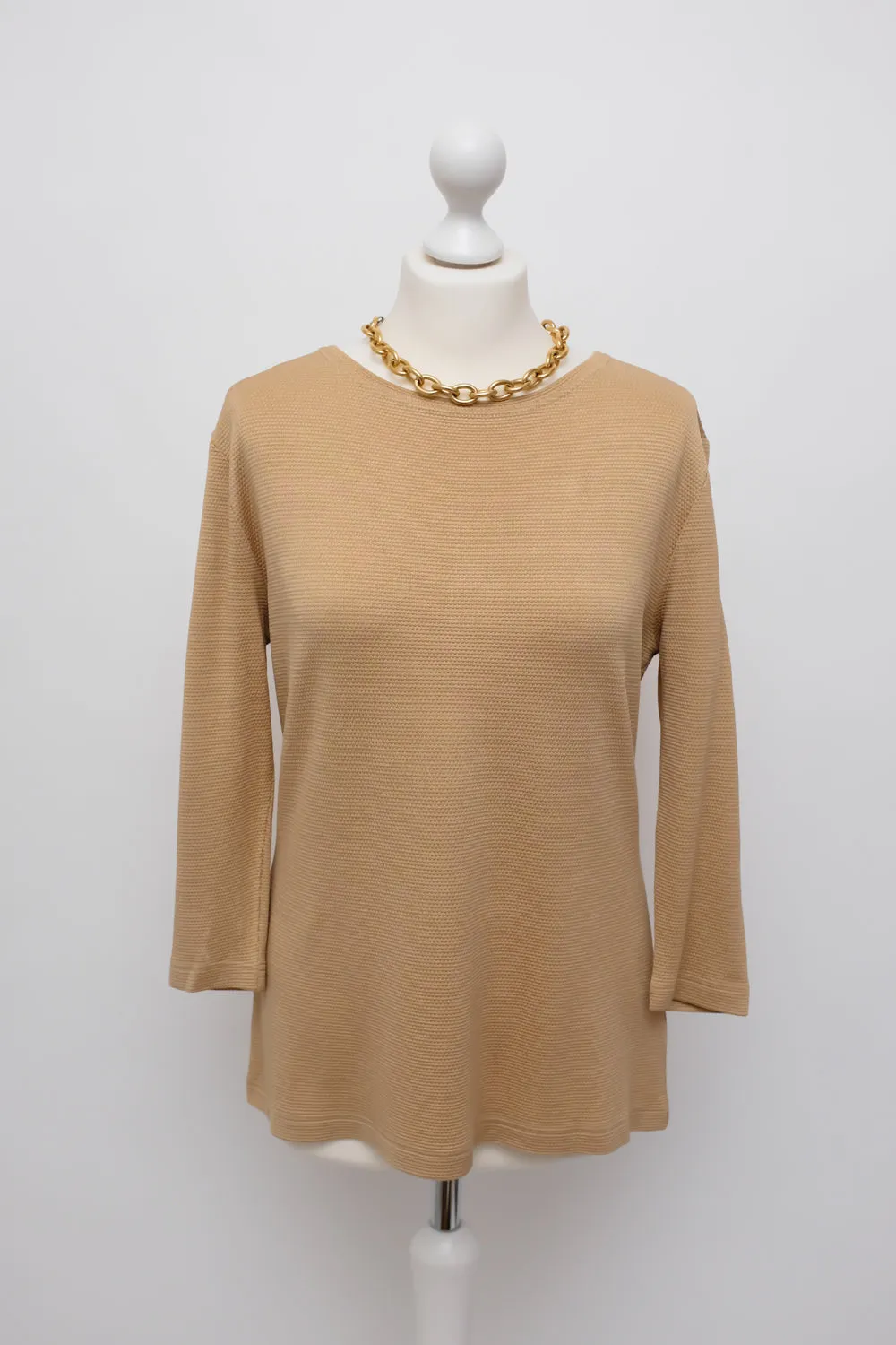 0050_ESCADA BEIGE SILK SWEATER
