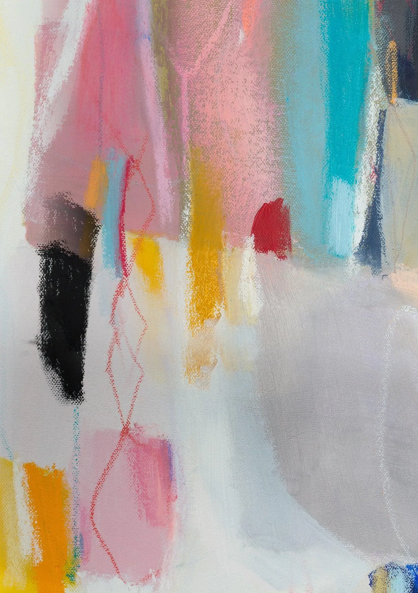 Abstract art print, modern landscape, Print on Canvas, colorful, Art Print for living Room, abstract Giclee print, abstract painting