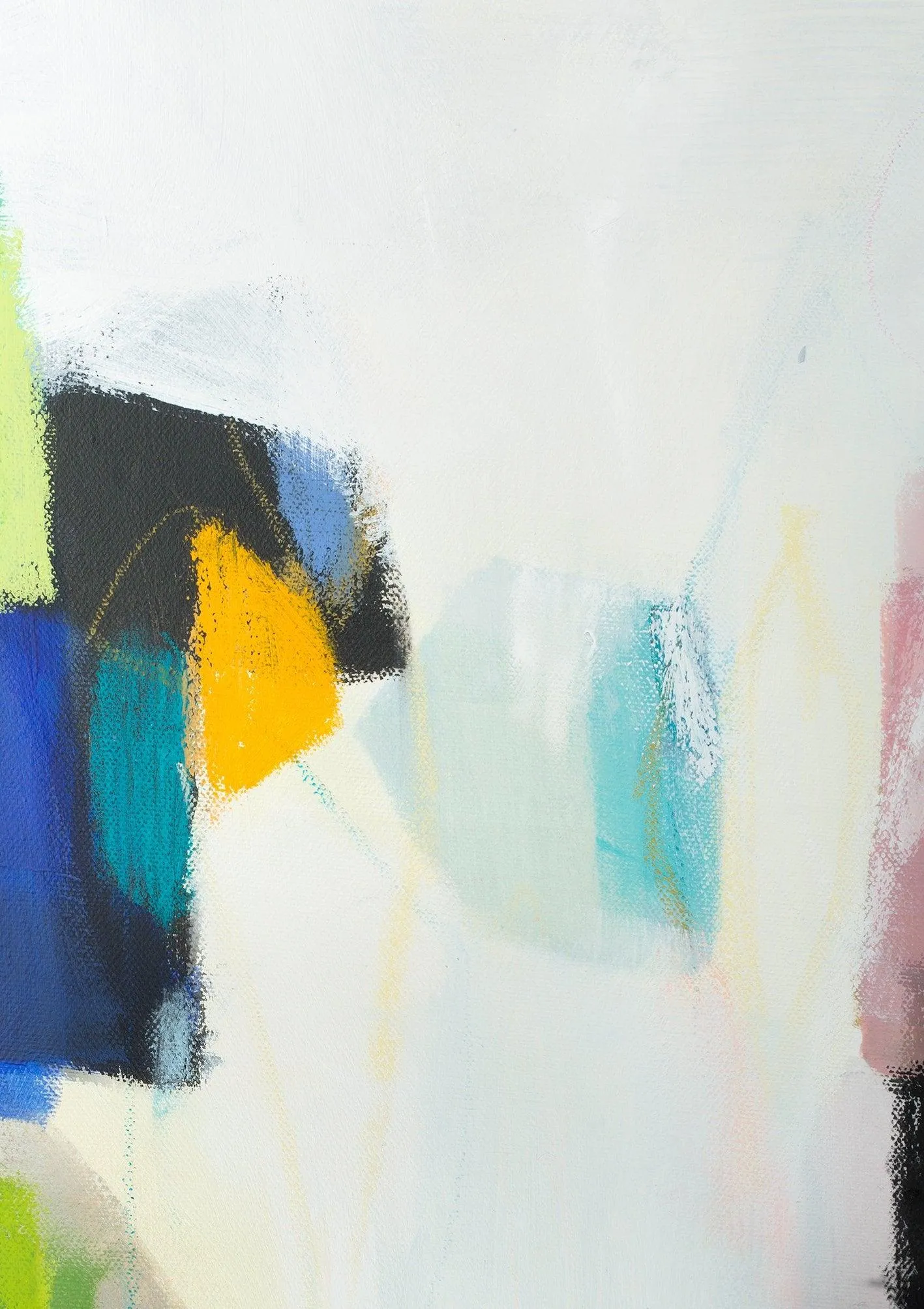 Abstract art print, modern landscape, Print on Canvas, colorful, Art Print for living Room, abstract Giclee print, abstract painting