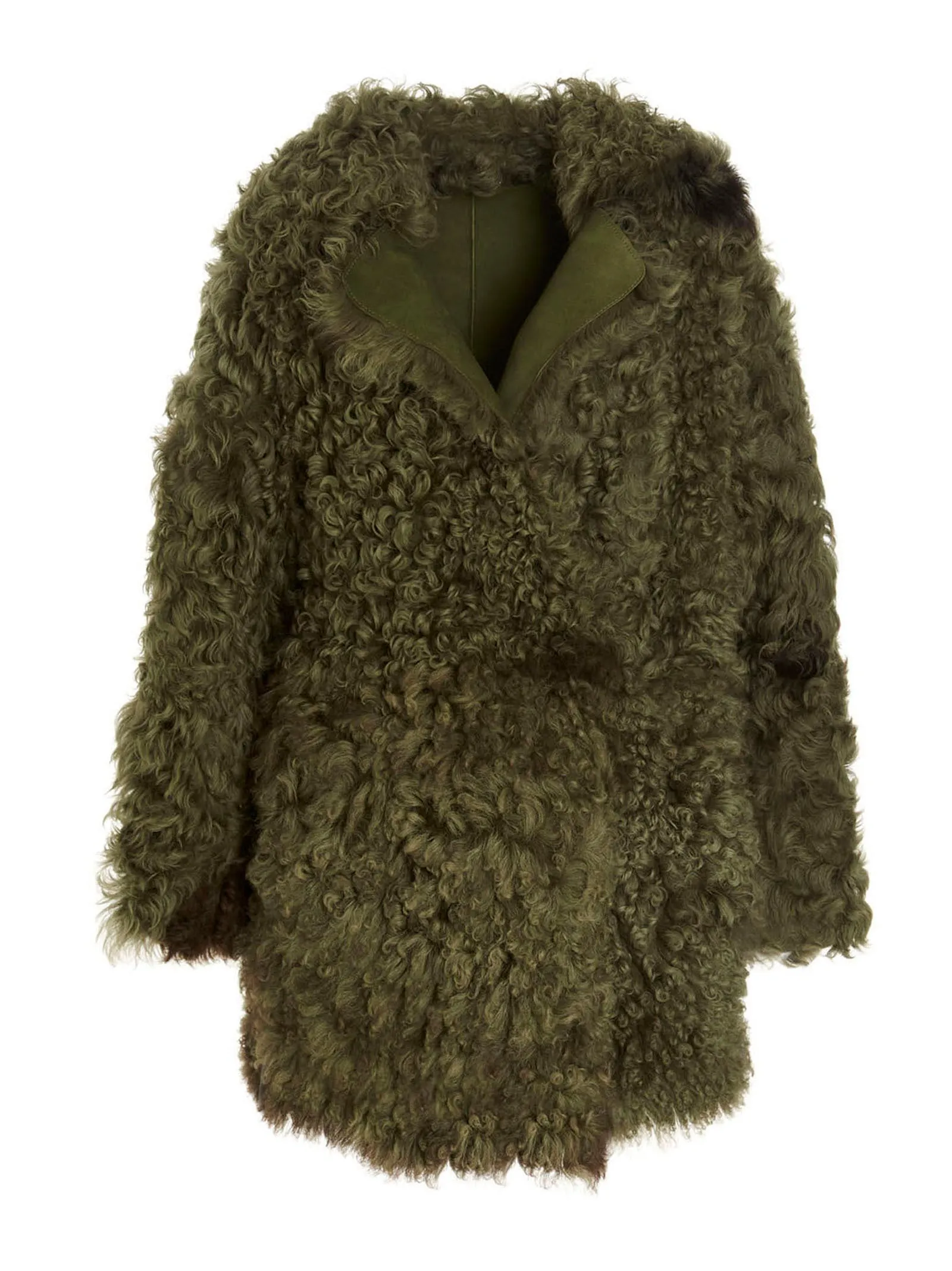 Alberta Ferretti Reversible Shearling Coat