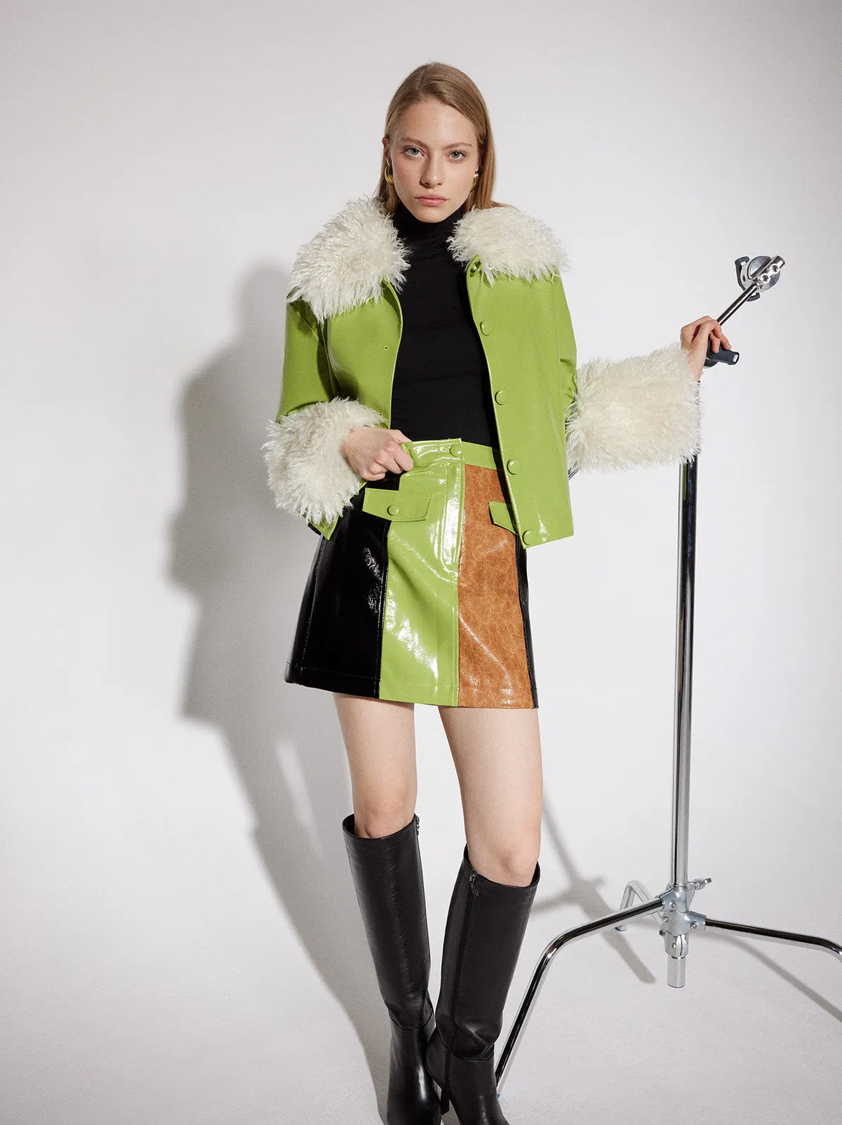 Bonnie Green Vinyl Jacket