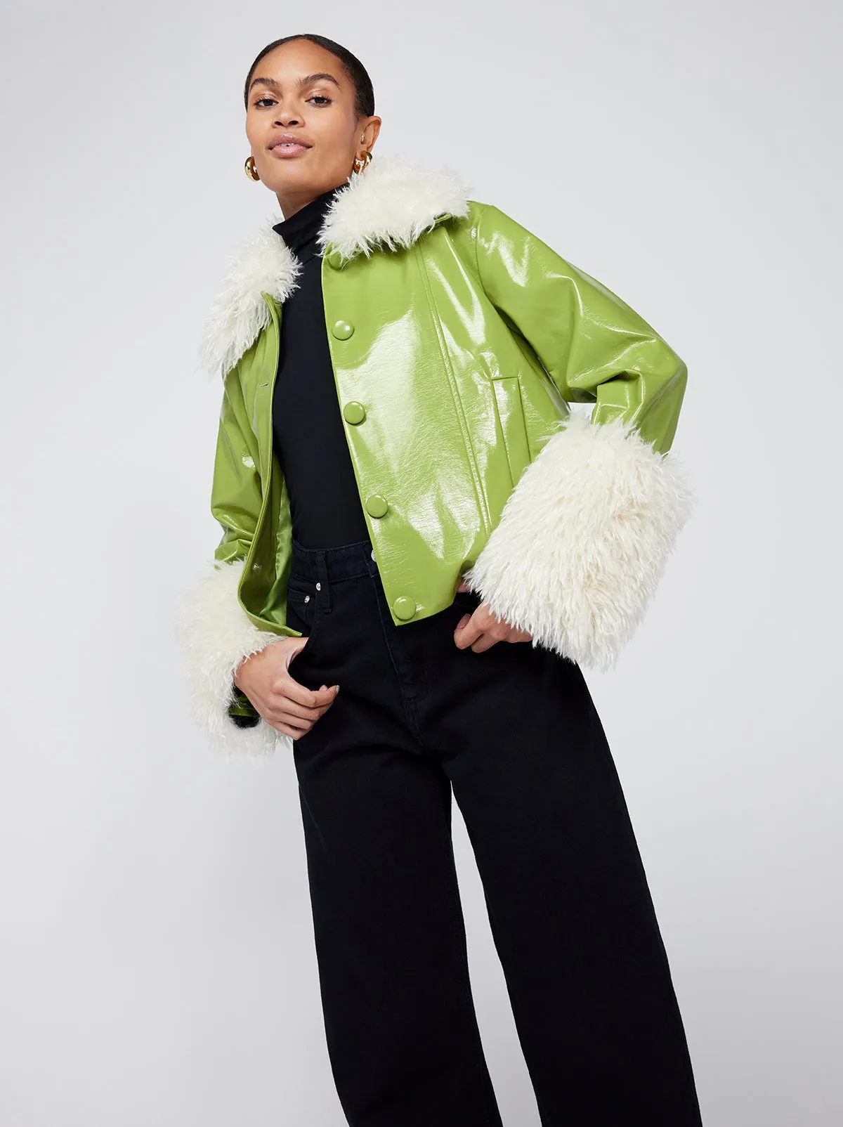 Bonnie Green Vinyl Jacket