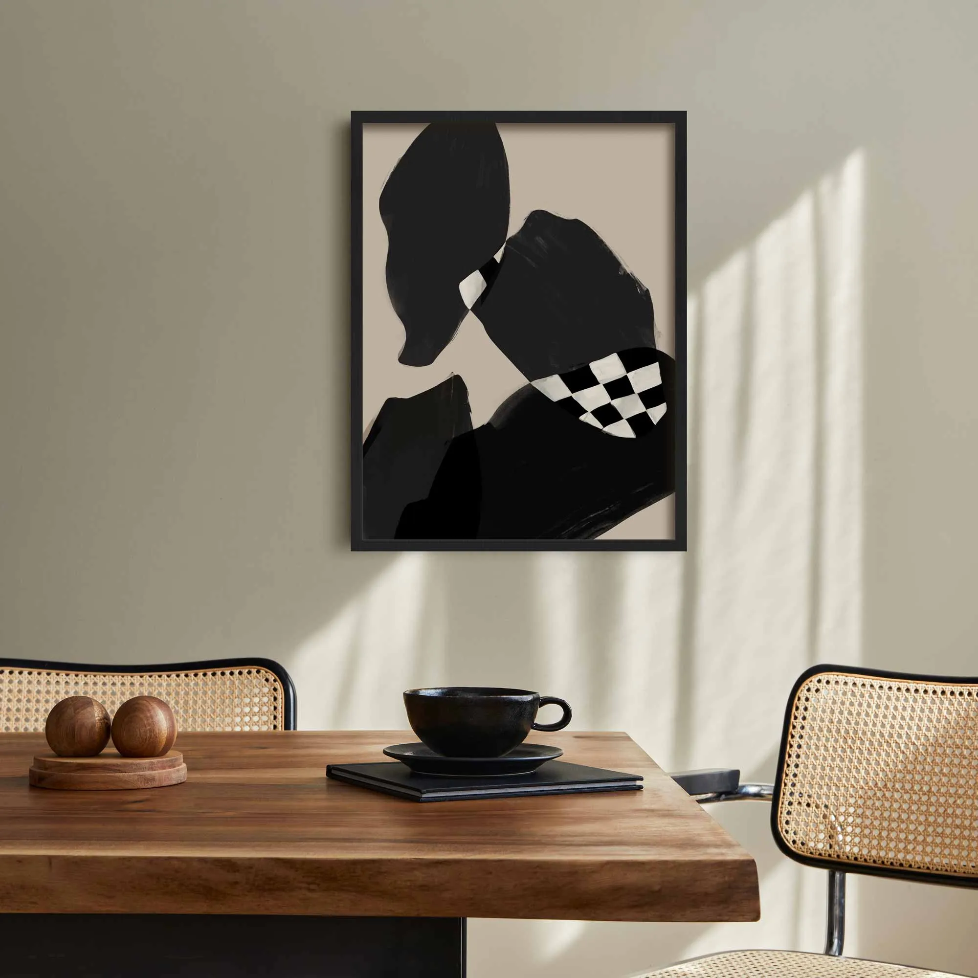 Check In Abstract Art Print