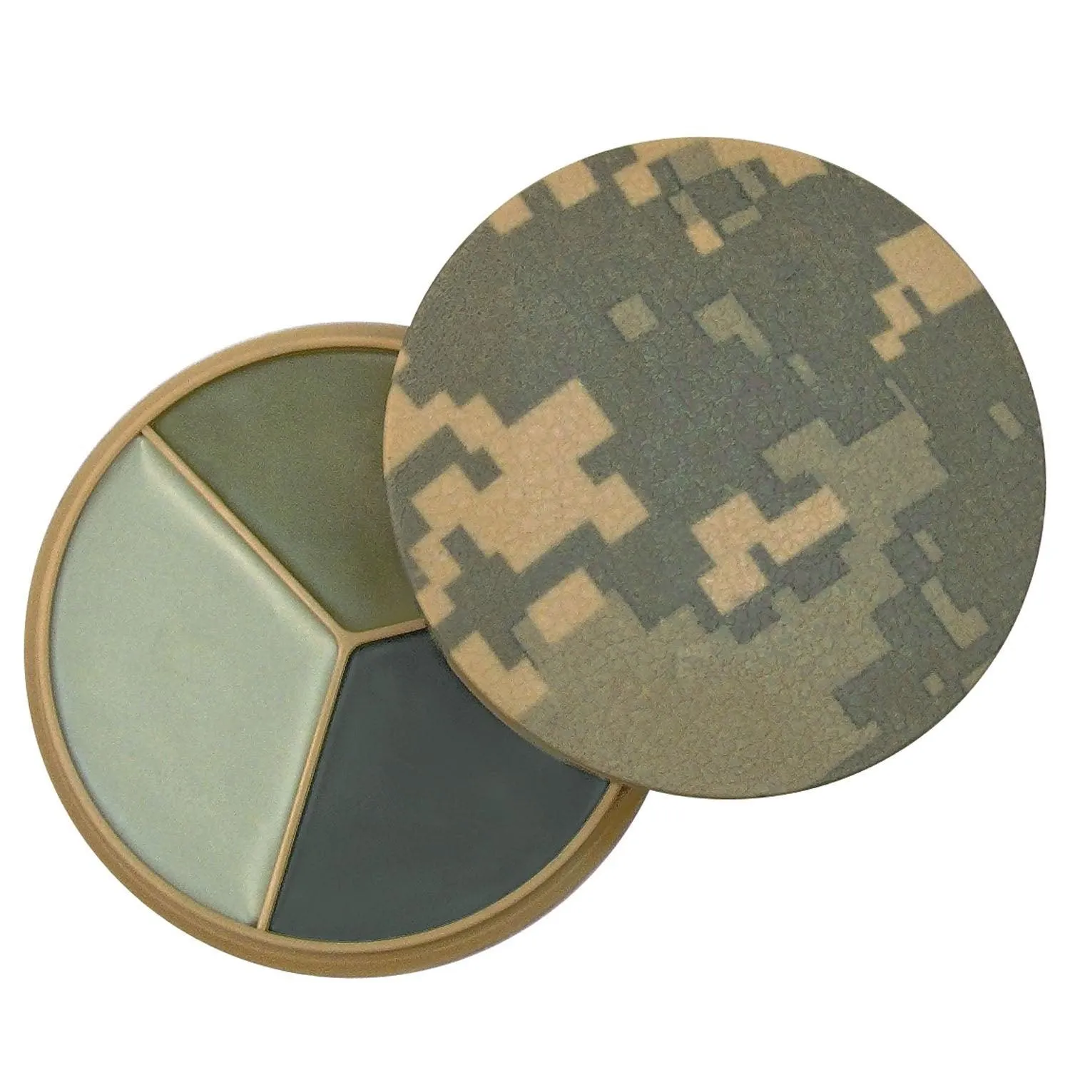 Digital Camo 3 Color Face Paint Compact