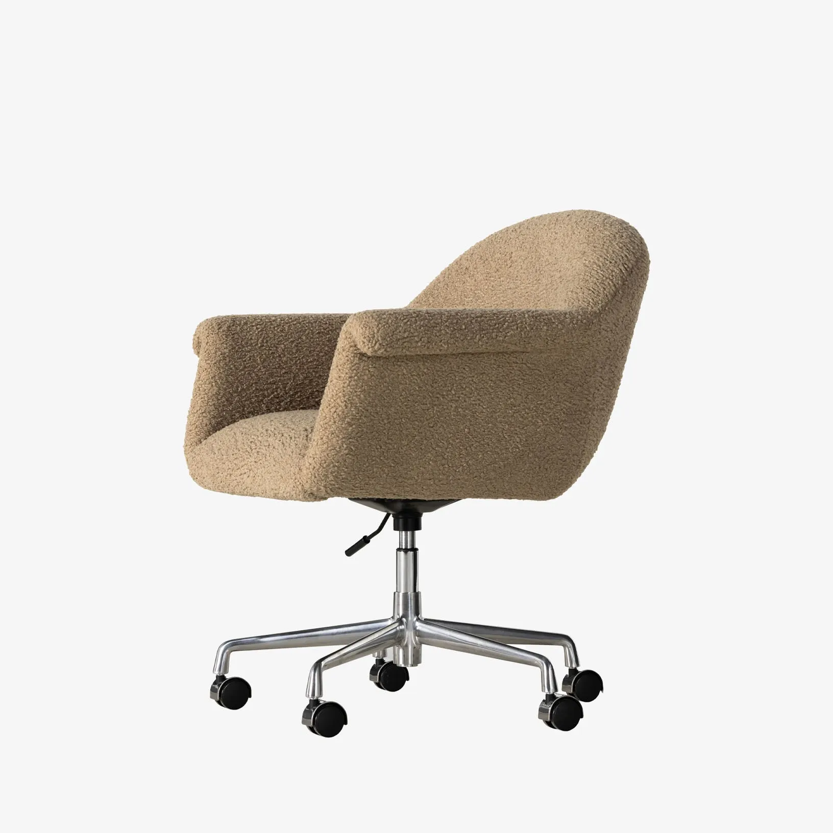 Four Hands Suerte Desk Chair in Camel Sheepskin