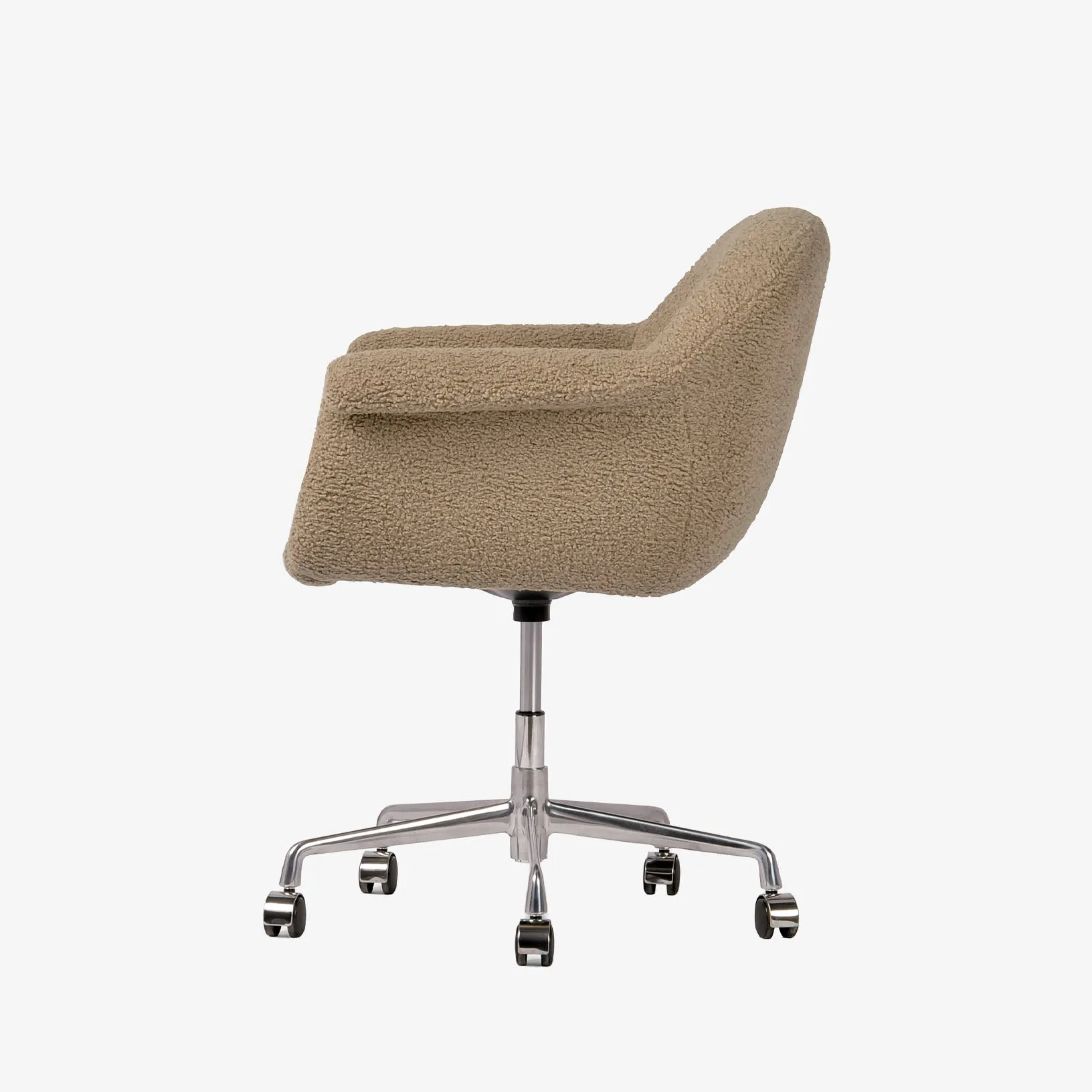 Four Hands Suerte Desk Chair in Camel Sheepskin