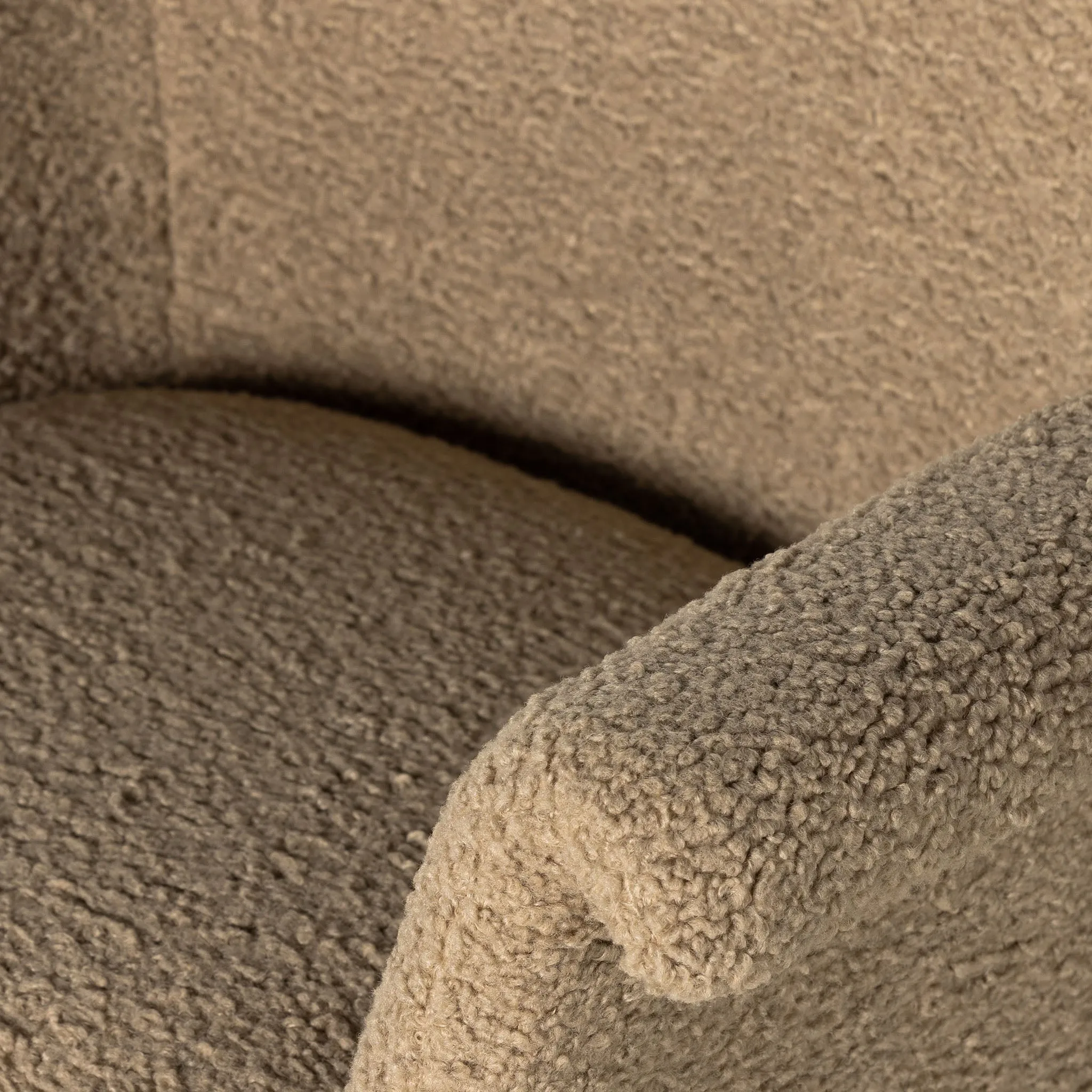 Four Hands Suerte Desk Chair in Camel Sheepskin