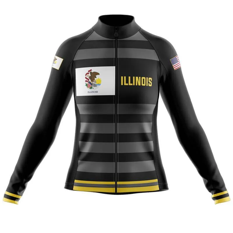 illinois BB Black Signature Thermal Club Jersey