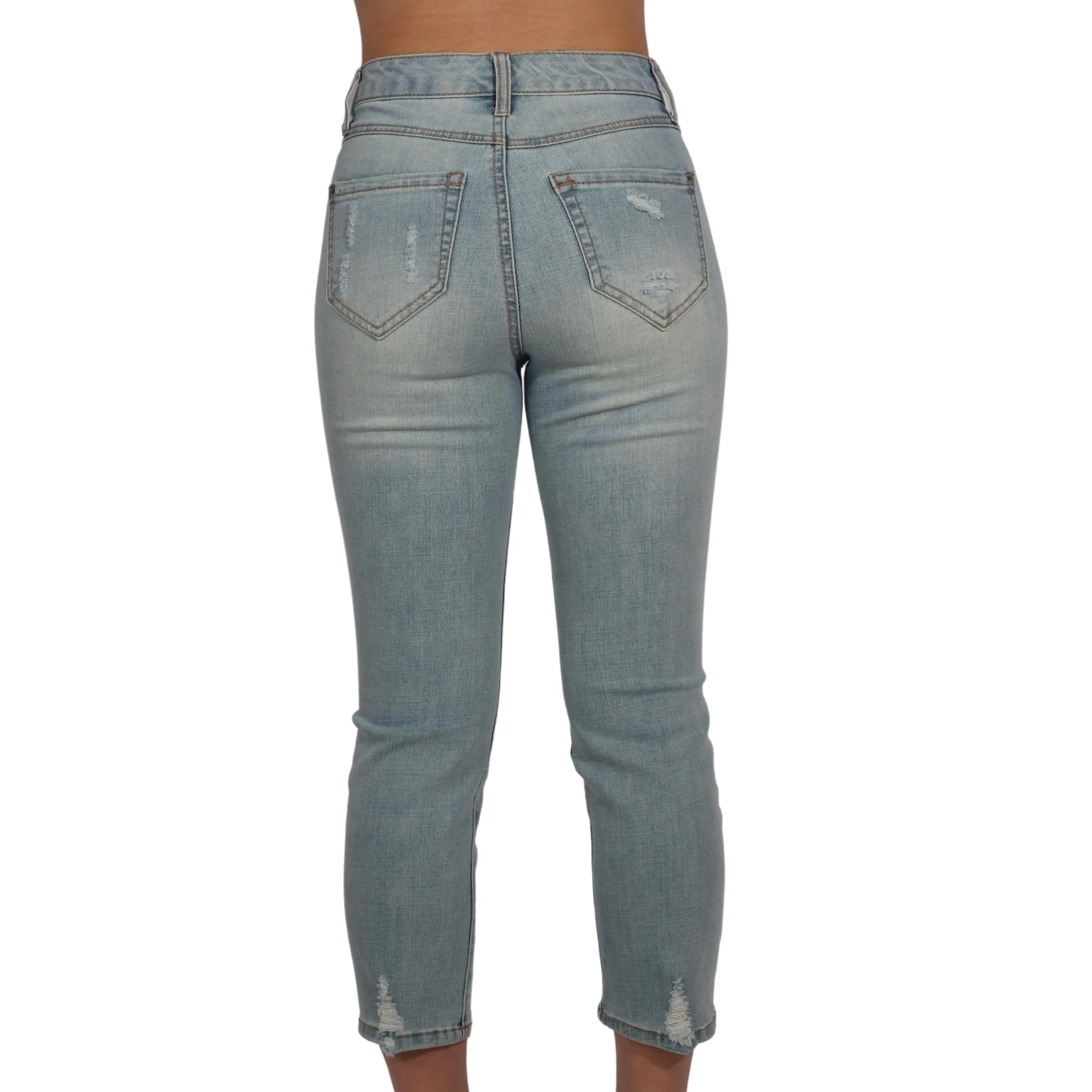 INC - Ripped High-Rise Jeans