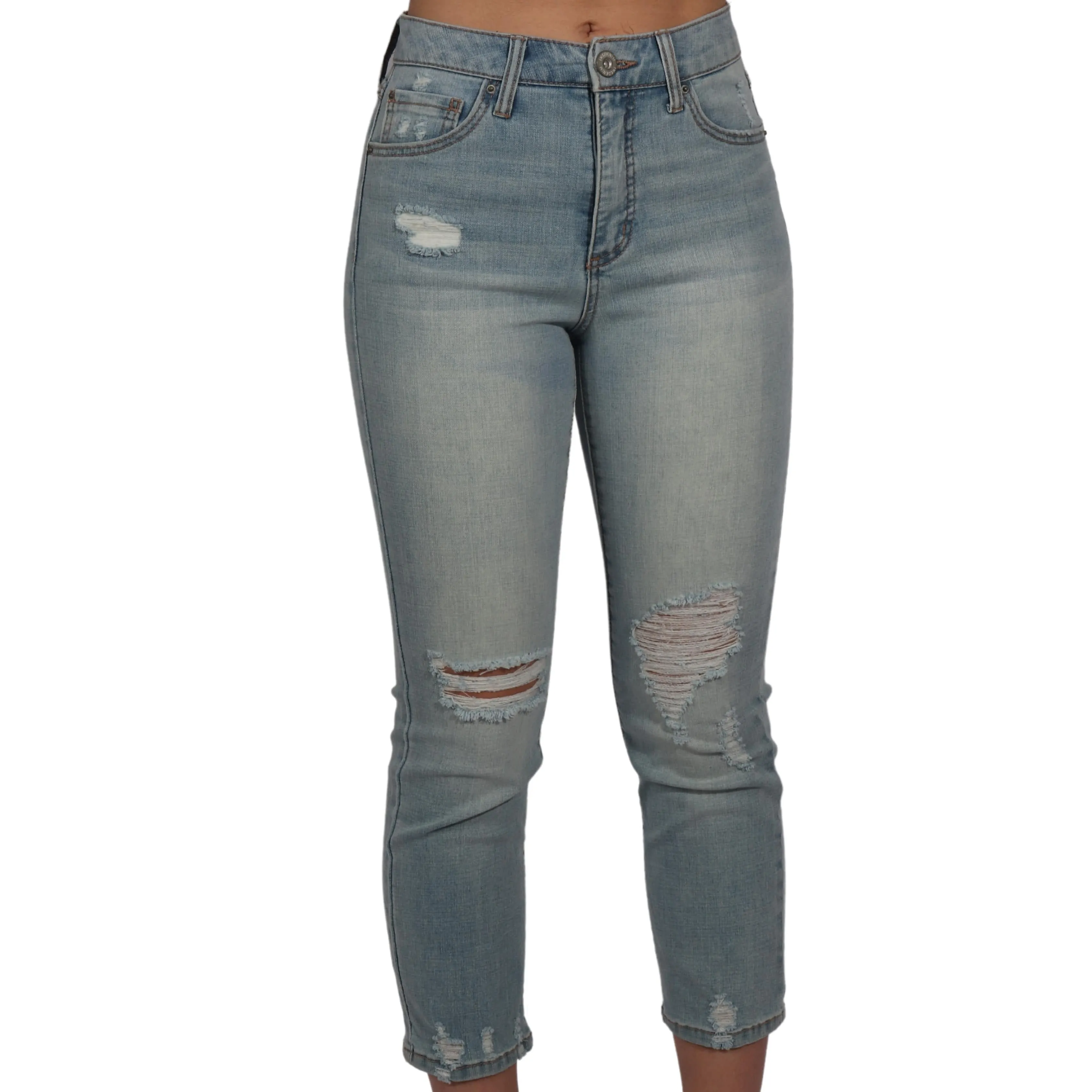 INC - Ripped High-Rise Jeans