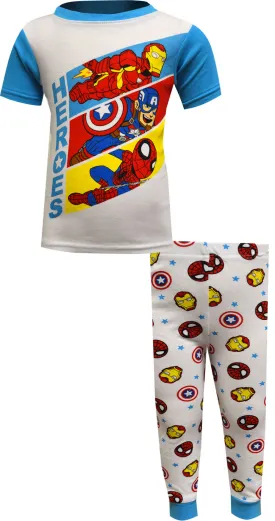 Marvel Comics Avengers Cotton Toddler Pajamas