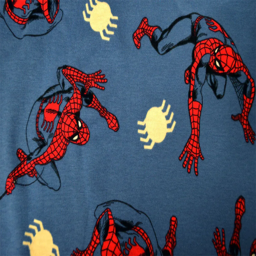 Marvel Comics The Amazing Spiderman 4 Piece Cotton Pajamas