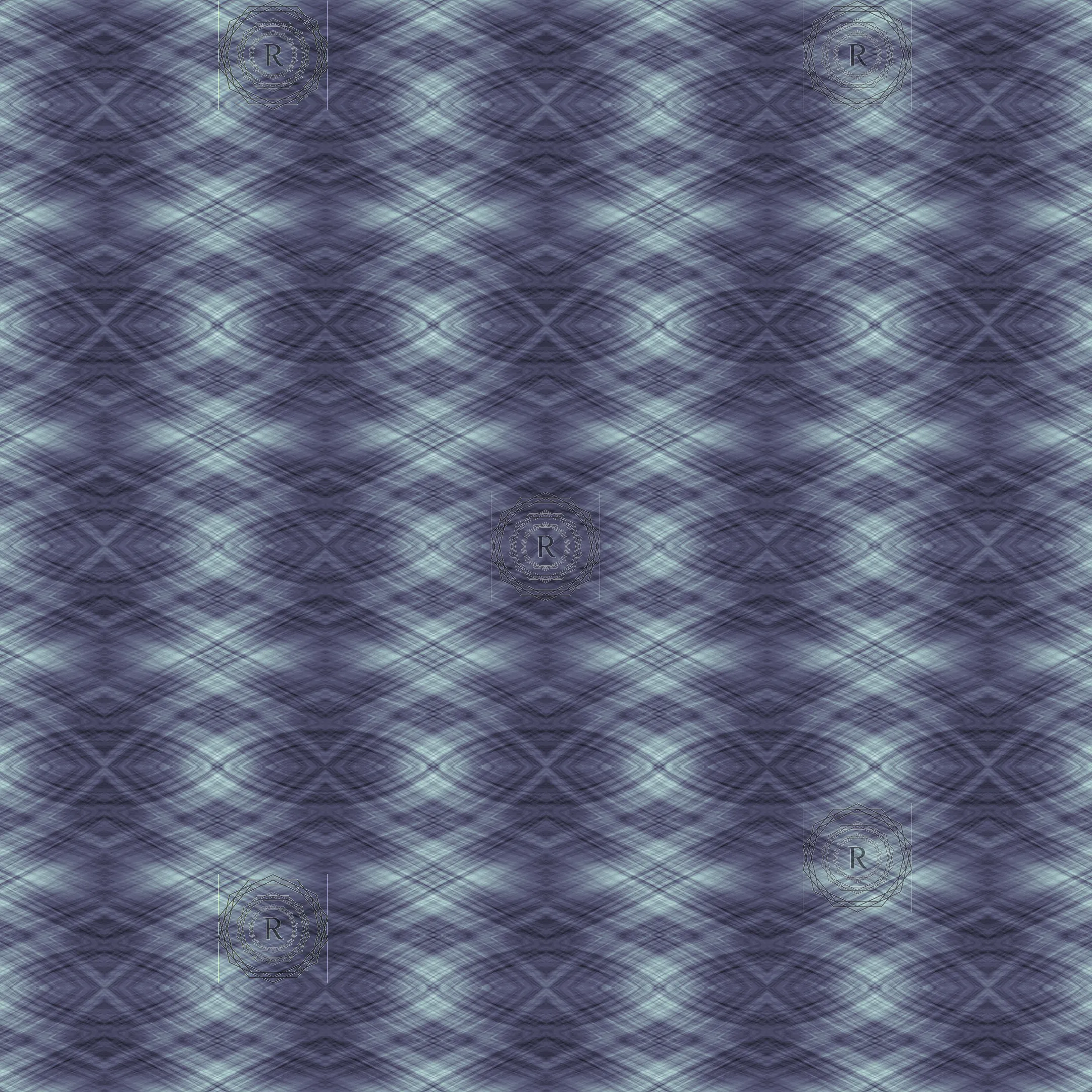 Recursia Argyle Rewired II Women's Hoodie In Blue