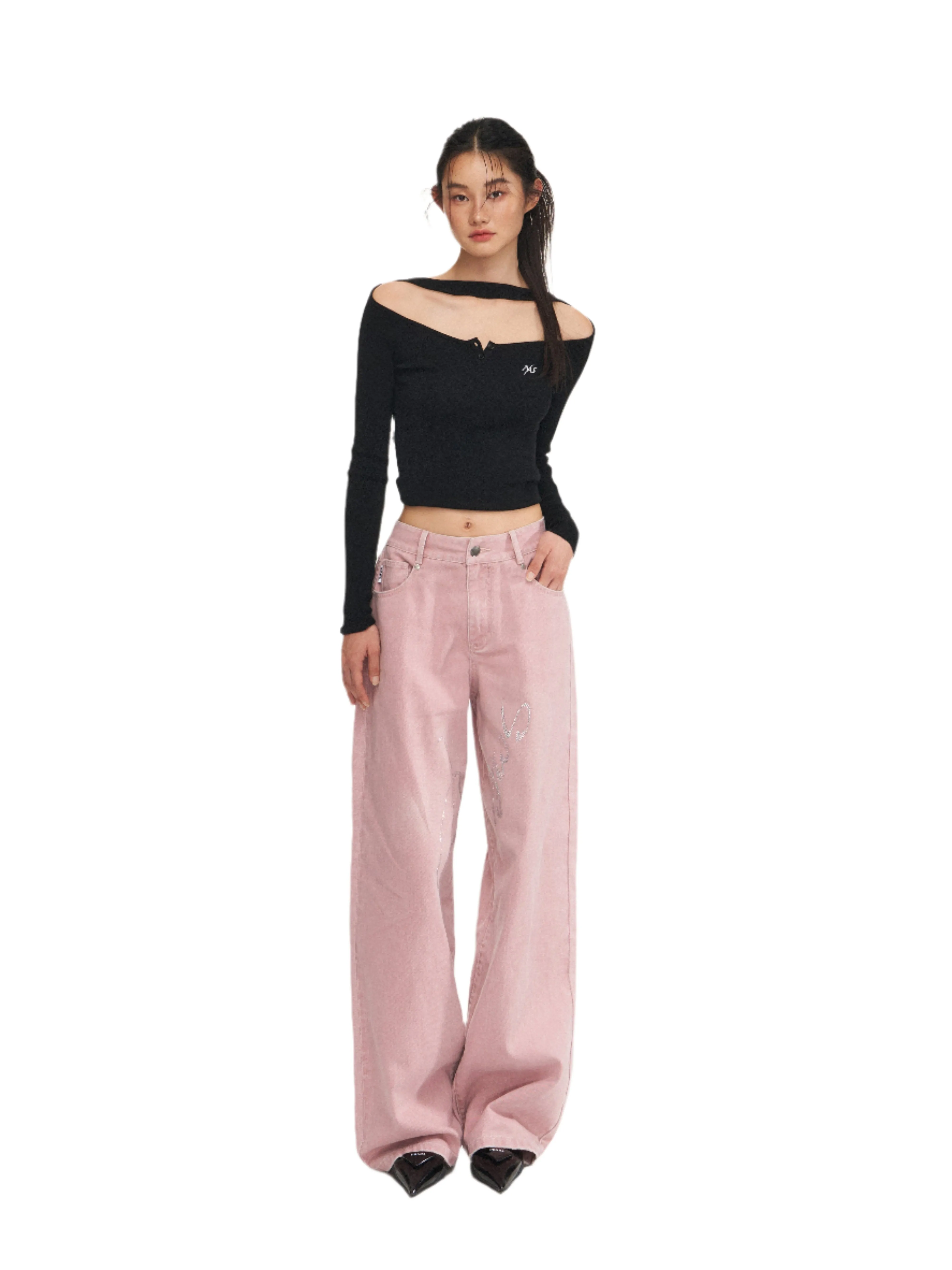 Rhinestone Jeans