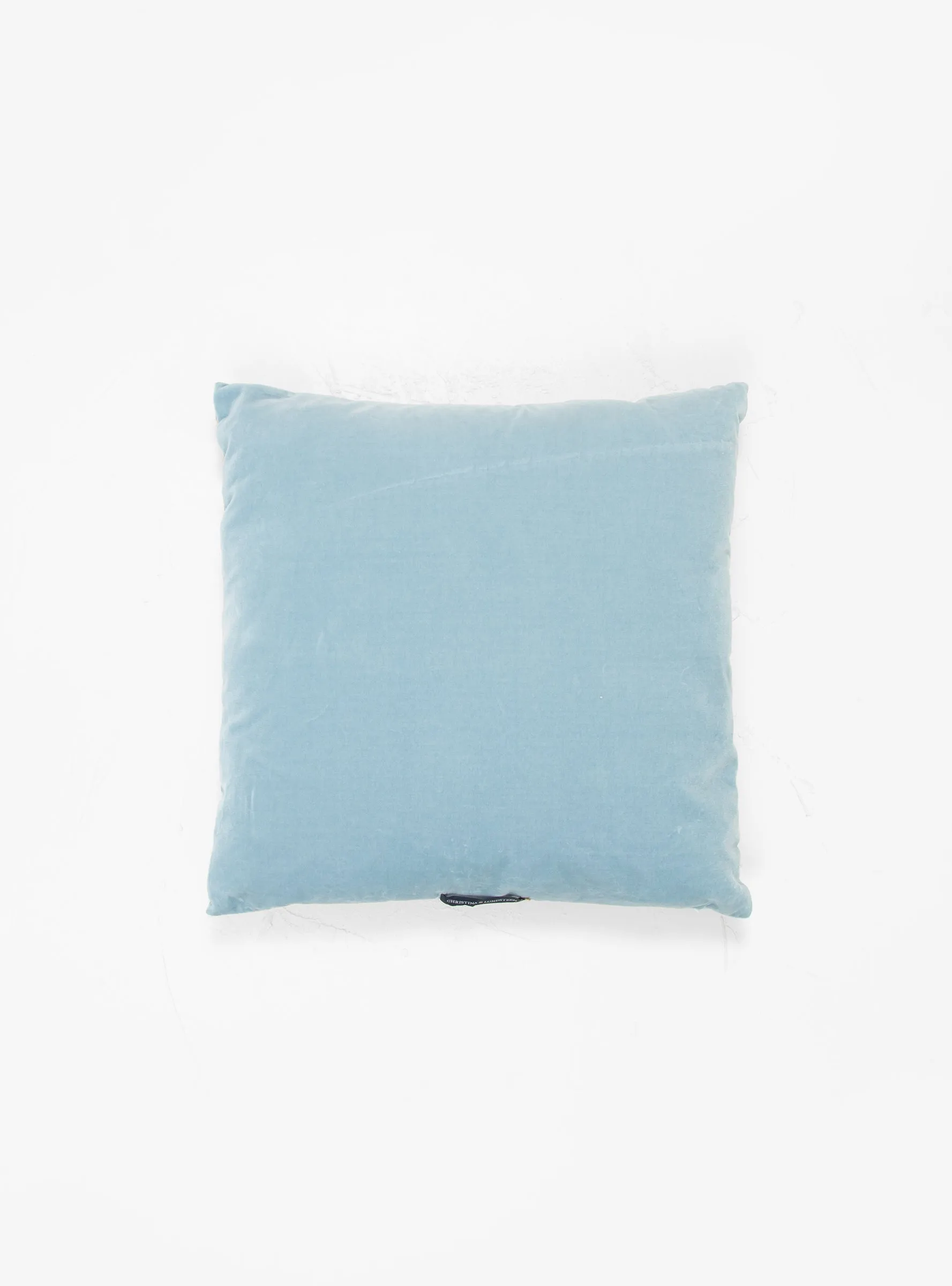 Sadie Cushion Blue & Beige