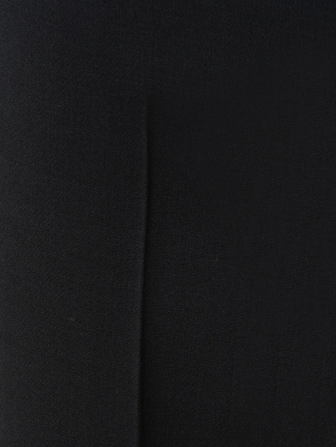 Slim Wool Double-Face Pants