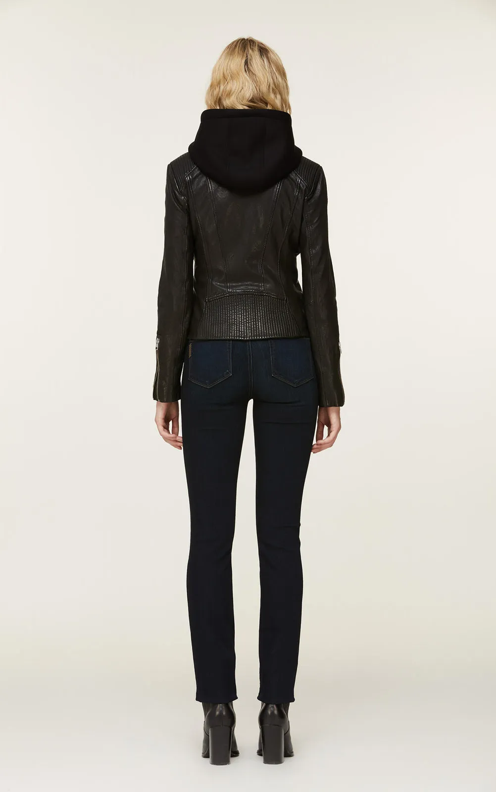 Soia & Kyo- Allison Black Moto Jacket