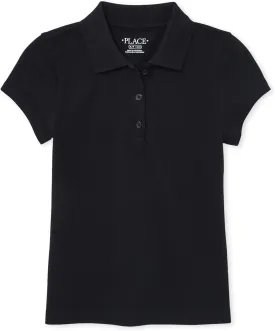 The Children's Place Girls' Uniform Pique Polo