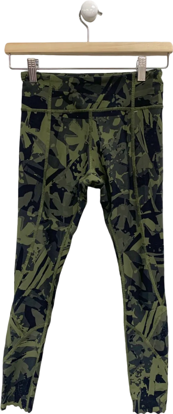 Unbranded Green Camouflage Leggings UK S