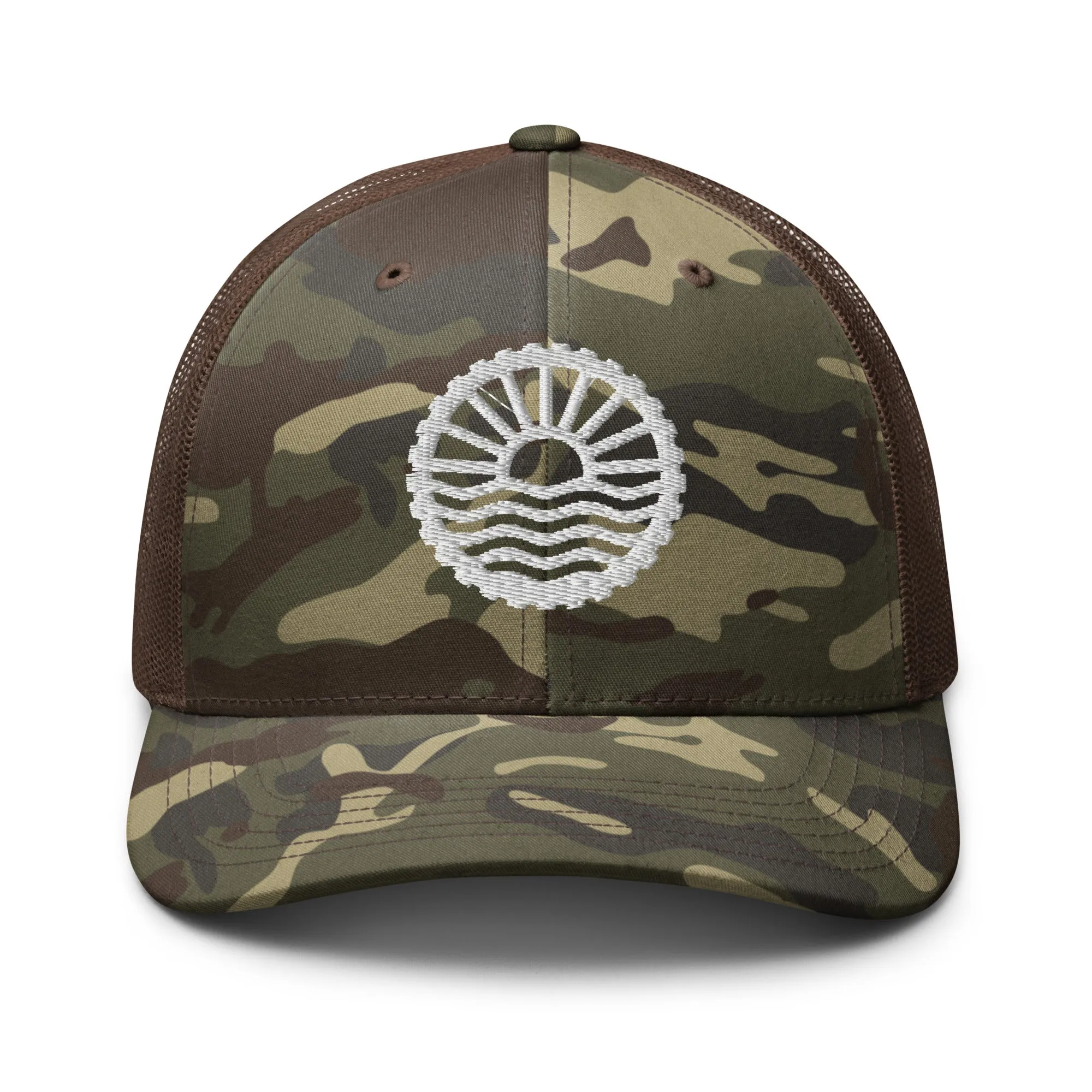 Wheel - Camouflage Snapback mesh hat