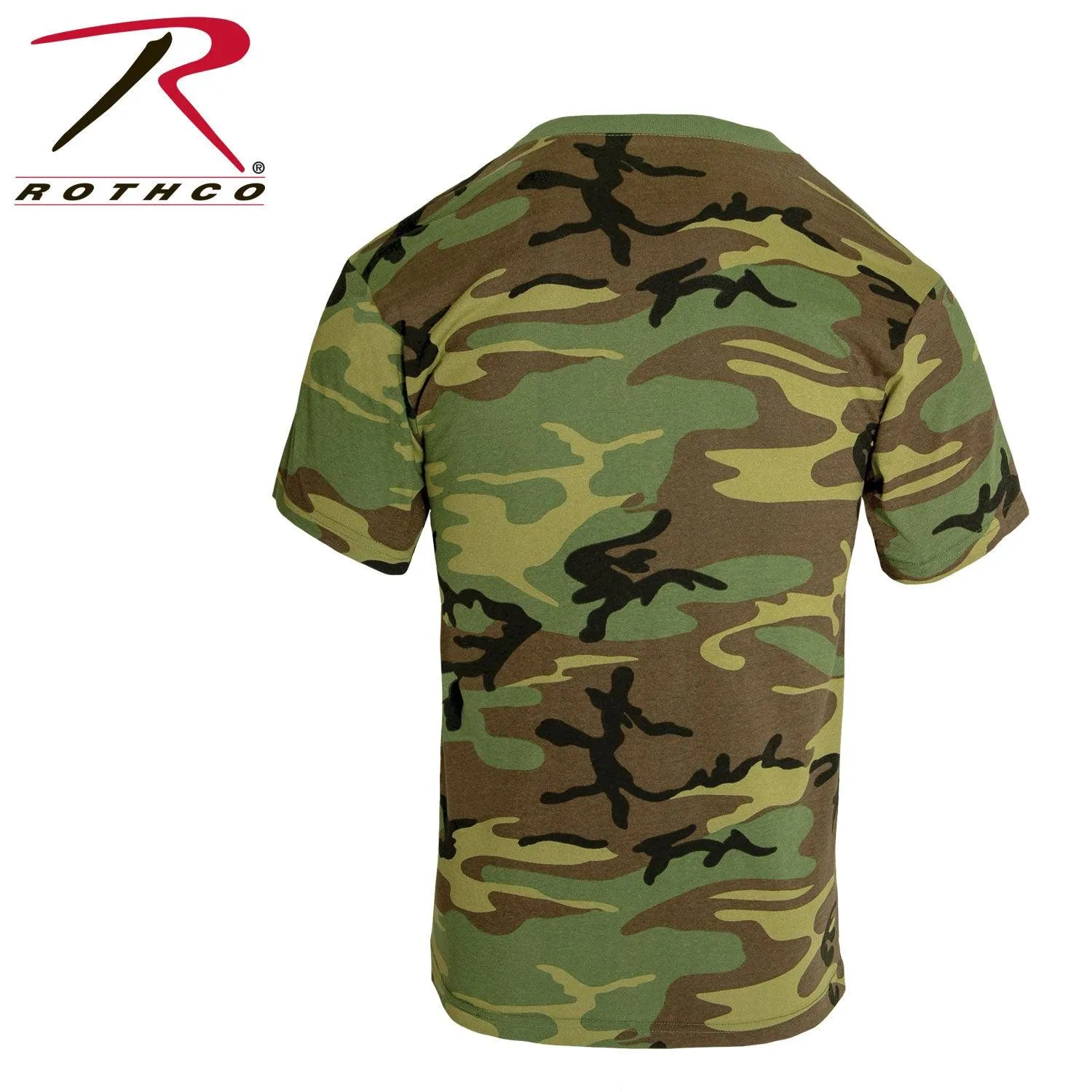 Woodland Camo T-Shirt With Pocket